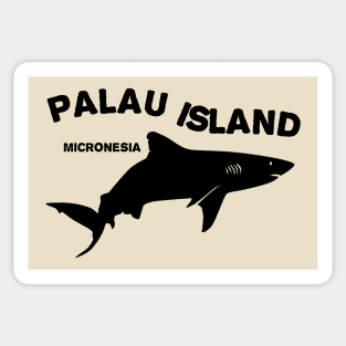 Shark Diving at Palau Island - Micronesia Sticker